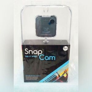 NIB iON Wireless Snap Cam Tap n Snap Wearable HD Video Camera